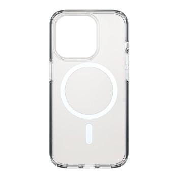 Coque transparente Mag Clear Case pour Apple iPhone 15 Pro - Black Rock