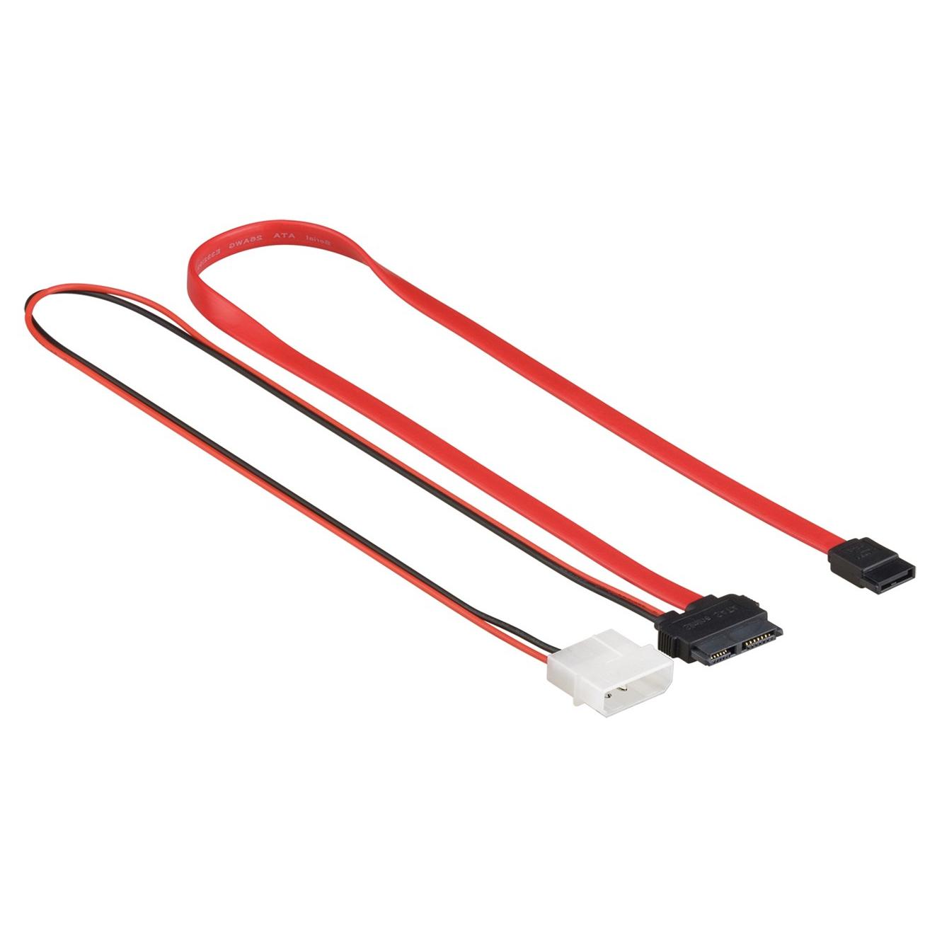 Molex naar SATA voedingskabel - Goobay