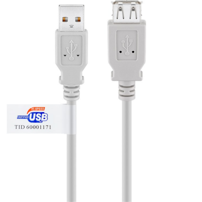 USB A verlengkabel - Goobay