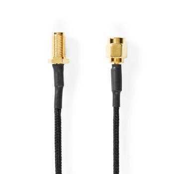 Antennekabel SMA Female SMA Male Verguld 50 Ohm Enkelvoudig - Nedis