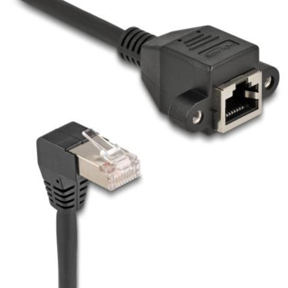 Delock RJ45 S/FTP 90 verlengkabel, 2m