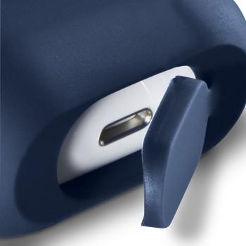 Étui de protection Fantastic Feel pour boîtier de charge AirPods 1re gén./2e gén., bleu - Hama