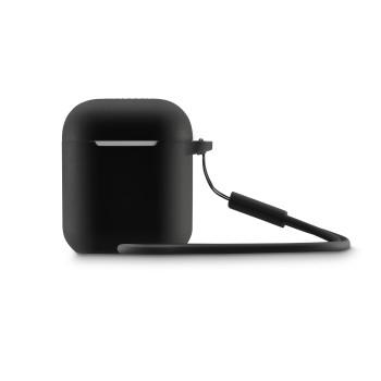 Beschermhoes Fantastic Feel voor AirPods Laadcase 1e gen./2e gen., zwart - Hama
