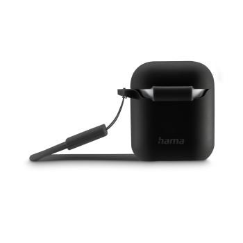 Beschermhoes Fantastic Feel voor AirPods Laadcase 1e gen./2e gen., zwart - Hama