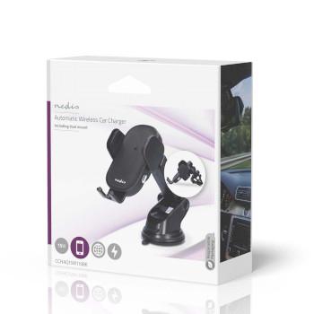 Draadloze Autolader Qi gecertificeerd 7.5 / 10 / 15 W 1.5 / 1.67 / 2 - Nedis