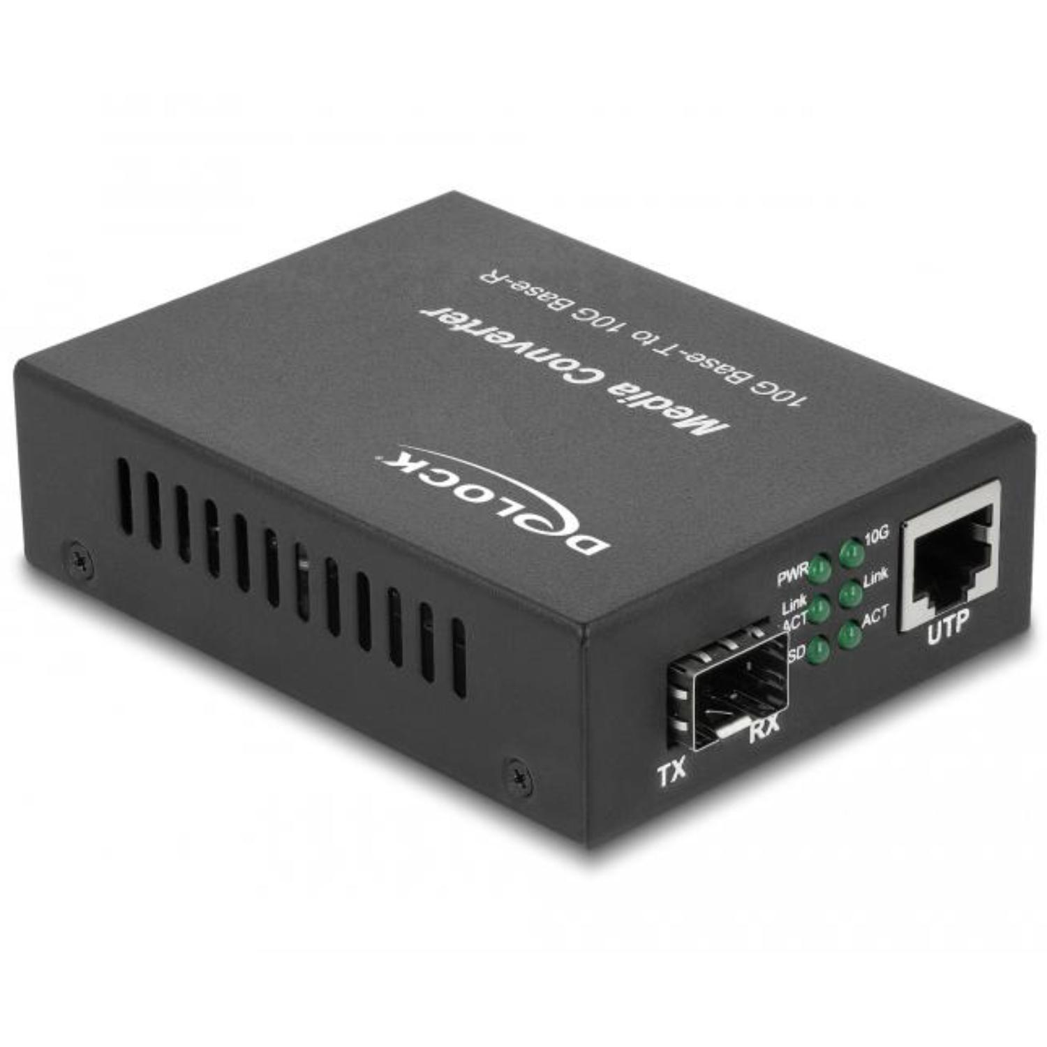 Delock Medienconverter 10GBase-R SFP+ naar 10GBase-T RJ45