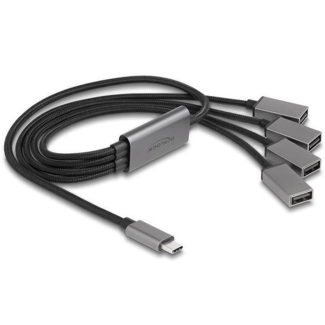 USB C naar A kabelhub - 4 poorten