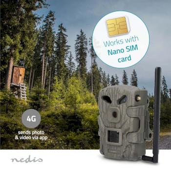 Wildcamera 1080p@30fps 30,0 MPixel 2 MPixel CMOS IP66 Zwart - Nedis