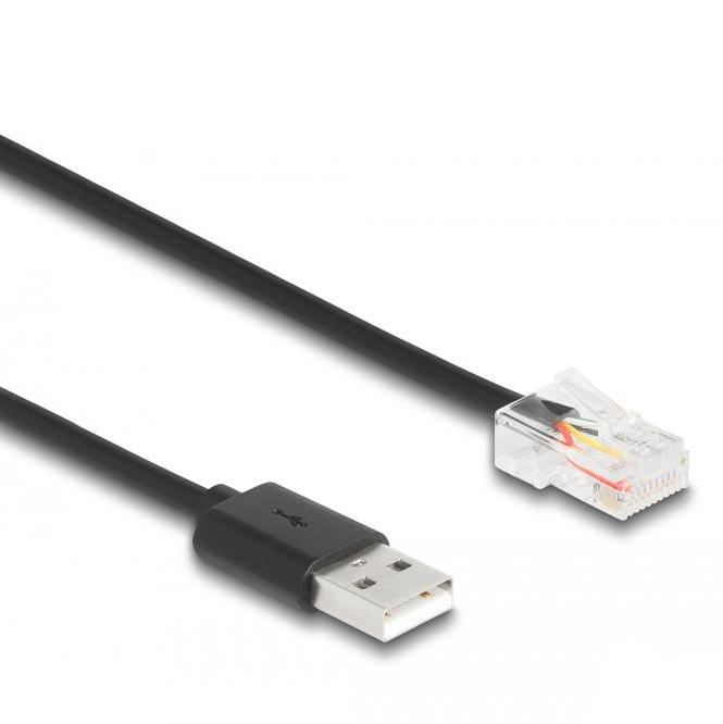 Câble de communication USV Delock USB 2.0 Type-A vers USB RJ50 2 m
