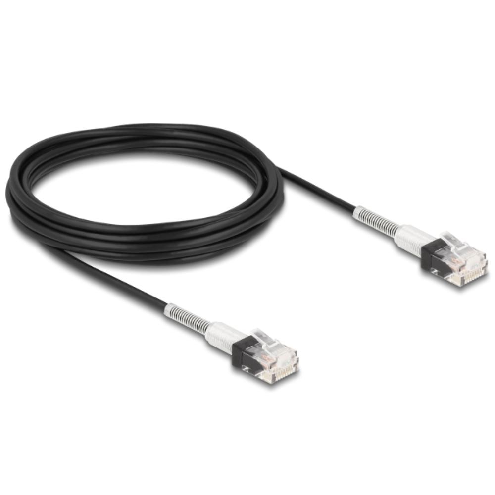 Slimline - 5 meter - Zwart - Delock