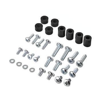 Support TV sur roulettes, jusqu'à 75 pouces, hauteur réglable, noir - Hama