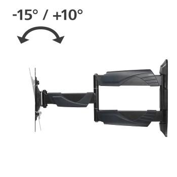 TV-wandbeugel, draaibaar, kantelbaar, uittrekbaar, 165 cm (65) tot 35 kg - Hama