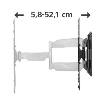 TV-wandbeugel, draaibaar, kantelbaar, uittrekbaar, 165 cm (65) tot 35 kg - Hama