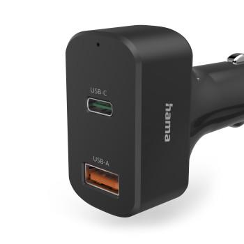 Universele USB-C-Auto-Notebook-netadapter, Power Delivery (PD), 5-20V/65W - Hama