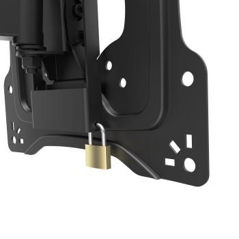 Support mural TV, rotatif, inclinable, antivol, 122 cm (48) 25 kg - Hama
