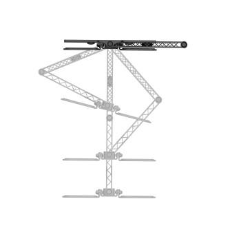 Support mural TV, rotatif, inclinable, extra plat, 122 cm (48) jusqu'à 25 kg - Hama