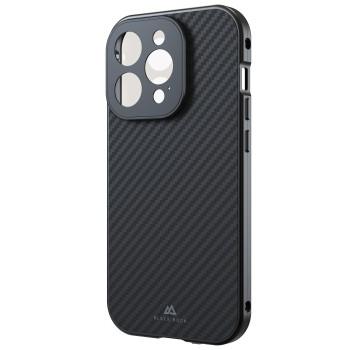 360 Glas Cover voor Apple iPhone 15 Pro, Echtcarbon, - Black Rock