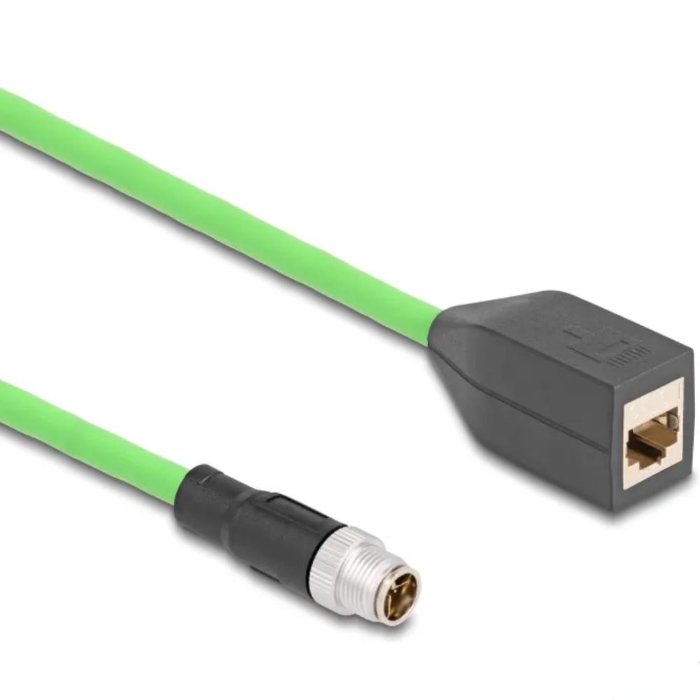 M12 naar RJ45 kabel - Delock