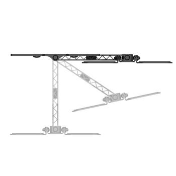 TV-wandbeugel, draaibaar, kantelbaar, extra vlak, 122 cm (48) tot 25 kg - Hama