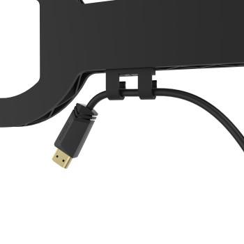 TV-wandbeugel, draaibaar, kantelbaar, extra vlak, 122 cm (48) tot 25 kg - Hama