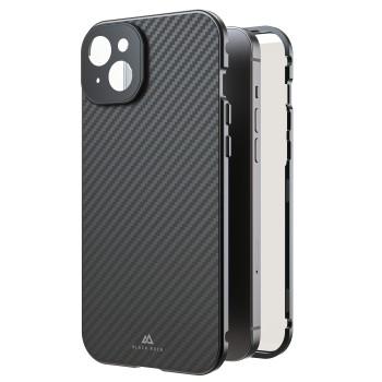 360 Glas Cover voor Apple iPhone 15 Plus, Echtcarbon - Black Rock
