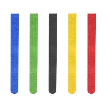 Attaches scratch, réutilisable, 16 x 215 mm, couleurs assorties, 5 pièces - Hama