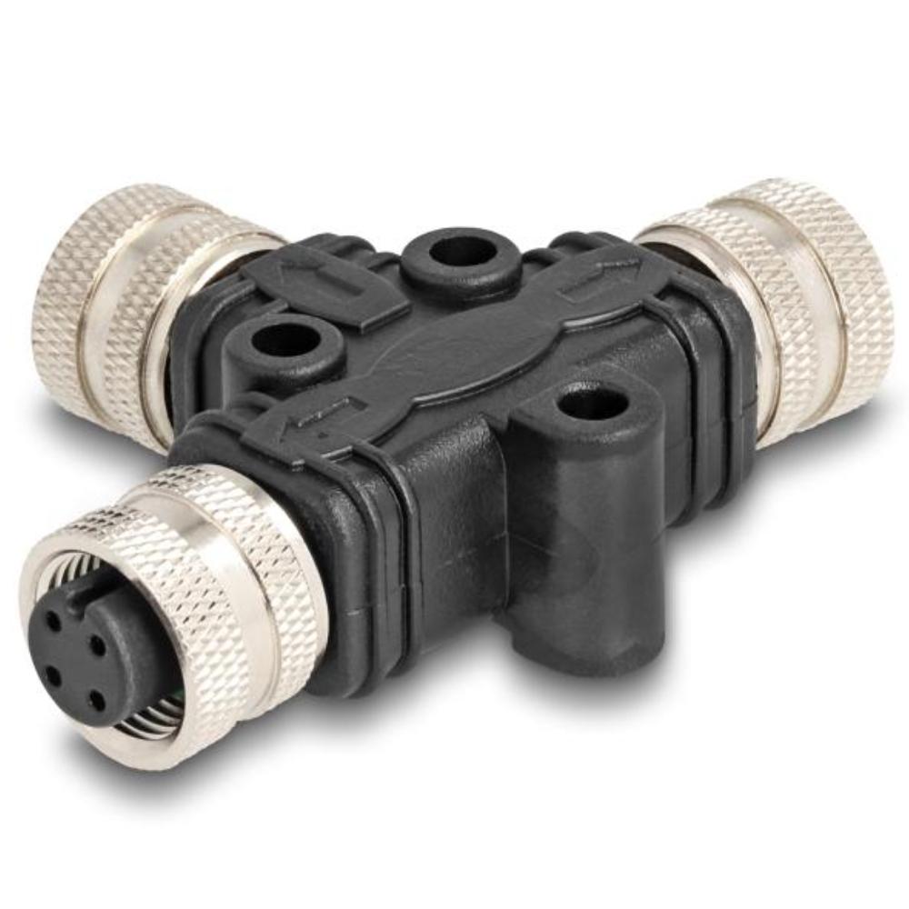 M12 T-splitter - Delock