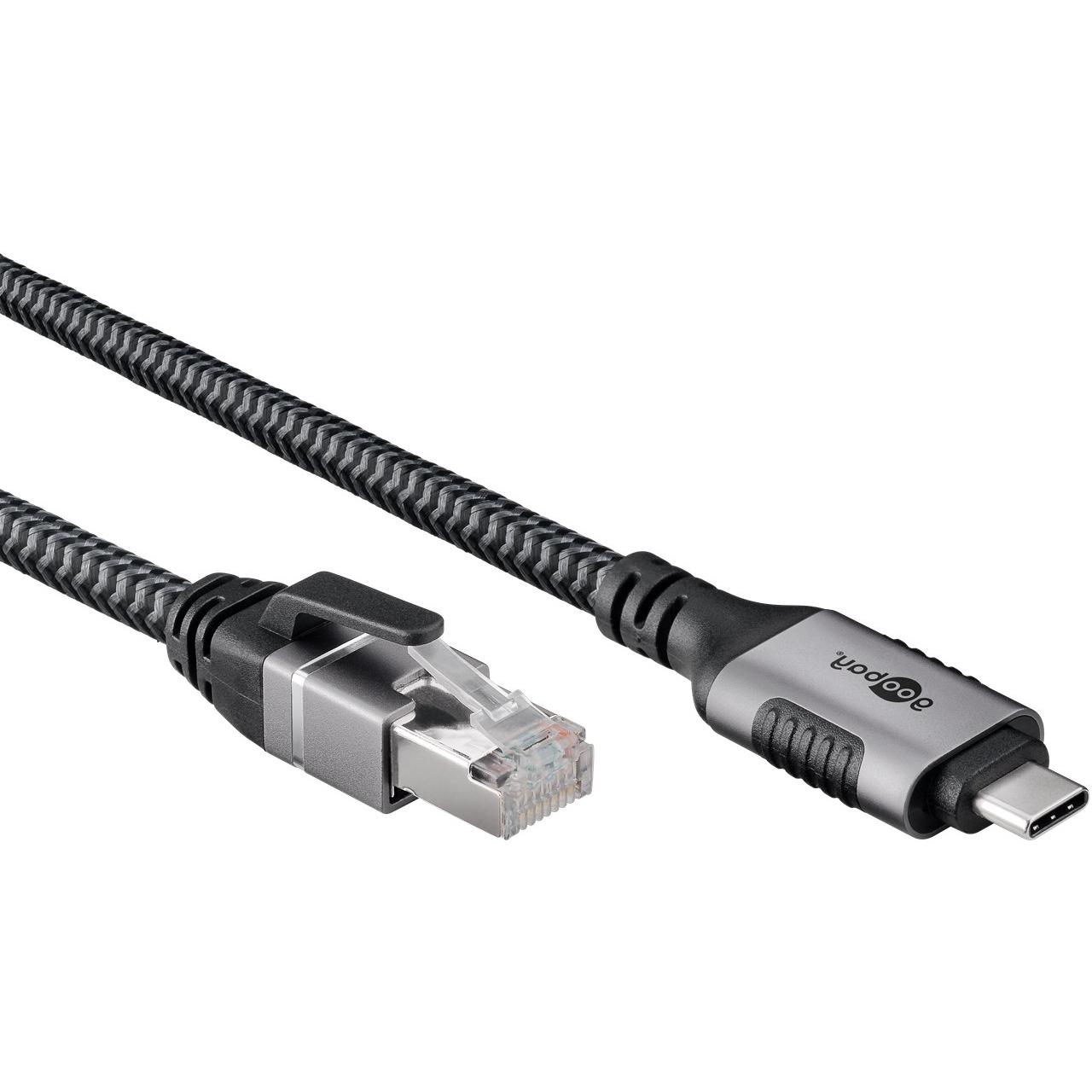 Ethernetkabel USB-C™ naar RJ45 - Goobay