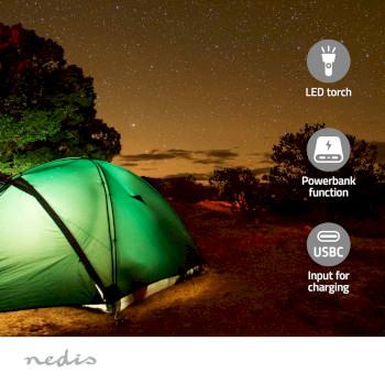 Radio d'urgence Modèle portable DAB+ / FM Alimenté par batterie / Manivelle / - Nedis