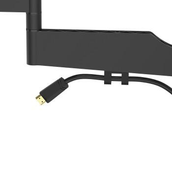 TV-Wandbeugel FULLMOTION, 400x400, 165 cm (65), extra lange arm, slank - Hama