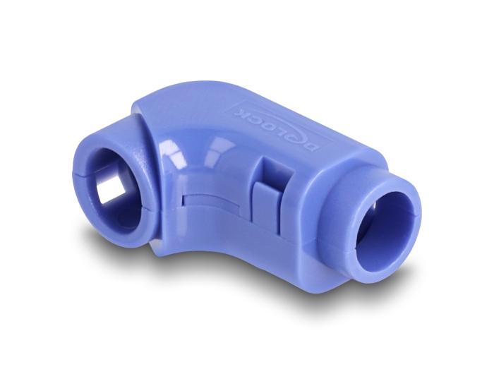 Delock Kabelclips voor het buigen, 8 stuks, blauw