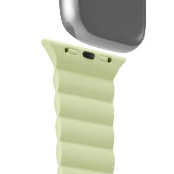 Magneetband Fantastic Feel voor Apple Watch 38/40/41mm, groen/beige - Hama