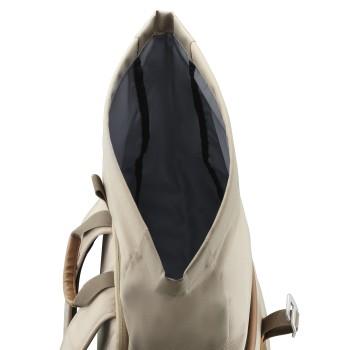 Sac à dos pour ordinateur portable Silvan, Rolltop, robuste, jusqu'à 41 cm (16,2), beige - Hama