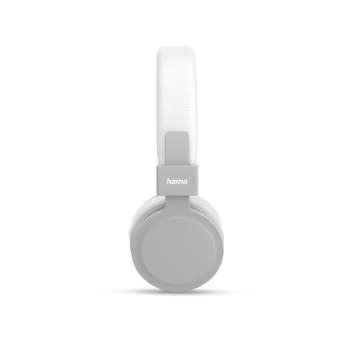 Casque Bluetooth® Freedom Lit II, Circum-auriculaire, pliable, Microphone, blanc - Hama