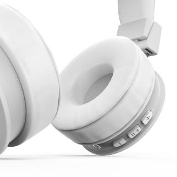 Casque Bluetooth® Freedom Lit II, Circum-auriculaire, pliable, Microphone, blanc - Hama