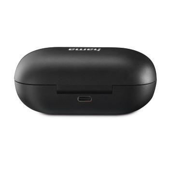 Casque Bluetooth® Passion Chop, TWS, Intra-auriculaire, Charge sans fil, noir - Hama