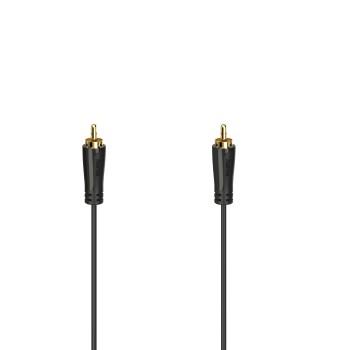 Câble vidéo, fiches RCA - fiches RCA, dorées, 1,5 m - Hama