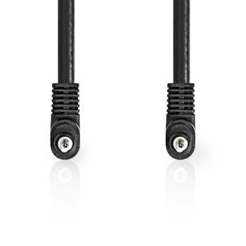 Audio-Videokabel 3,5 mm Male 3,5 mm Male Vernikkeld 2.00 m Rond - Nedis