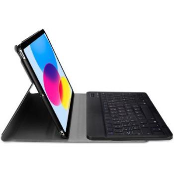 Luxe Keyboard Folio iPad 10.9 AZERTY, Zwart - JustinCase