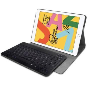 Luxe Keyboard Folio iPad 10.2 AZERTY, Zwart - JustinCase