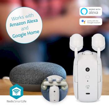 SmartLife Gordijnrobot Rail à tringle Rideaux horizontaux Batterie - Nedis