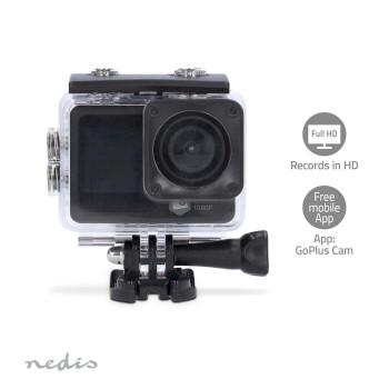Action Cam Dubbel scherm 1080p@30fps 12 MPixel Waterbestendig tot: - Nedis