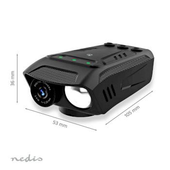 Caméra vélo 1080p@30fps 2 MPixel 600 min 70 600 min Supports - Nedis