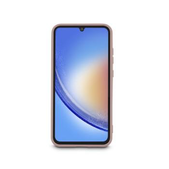 Fantastic Feel Cover pour Samsung Galaxy A35, Nude , - Hama