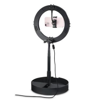 LED-RGB-Ringlicht SpotLight FoldUp RGB 102, Smartphone-Set, pliable - Hama