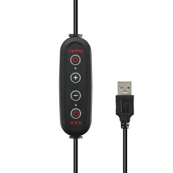 LED-RGB-Ringlicht SpotLight FoldUp RGB 102, Smartphone-Set, pliable - Hama