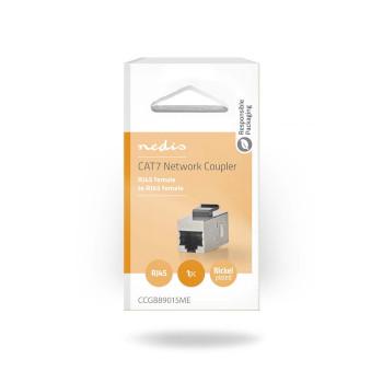 Connecteur réseau CAT6a / CAT7 Blindé RJ45 Femelle RJ45 Femelle - Nedis