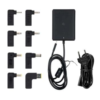 Adaptateur pour ordinateur portable GaN 100 W 5 / 9 / 12 / 15 / 20 V DC 3,0 / 5,0 A - Nedis