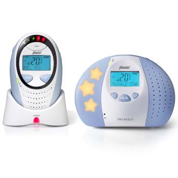 DBX-88 ECO Full Eco DECT babyfoon met display wit/blauw - Alecto