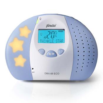 DBX-88 ECO Full Eco DECT babyfoon met display wit/blauw - Alecto